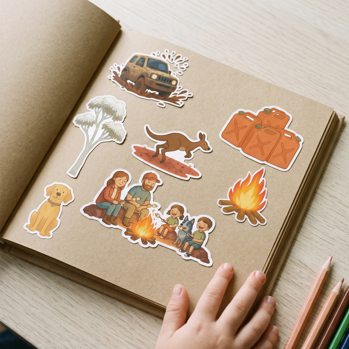 4x4 Adventure Sticker Sheet